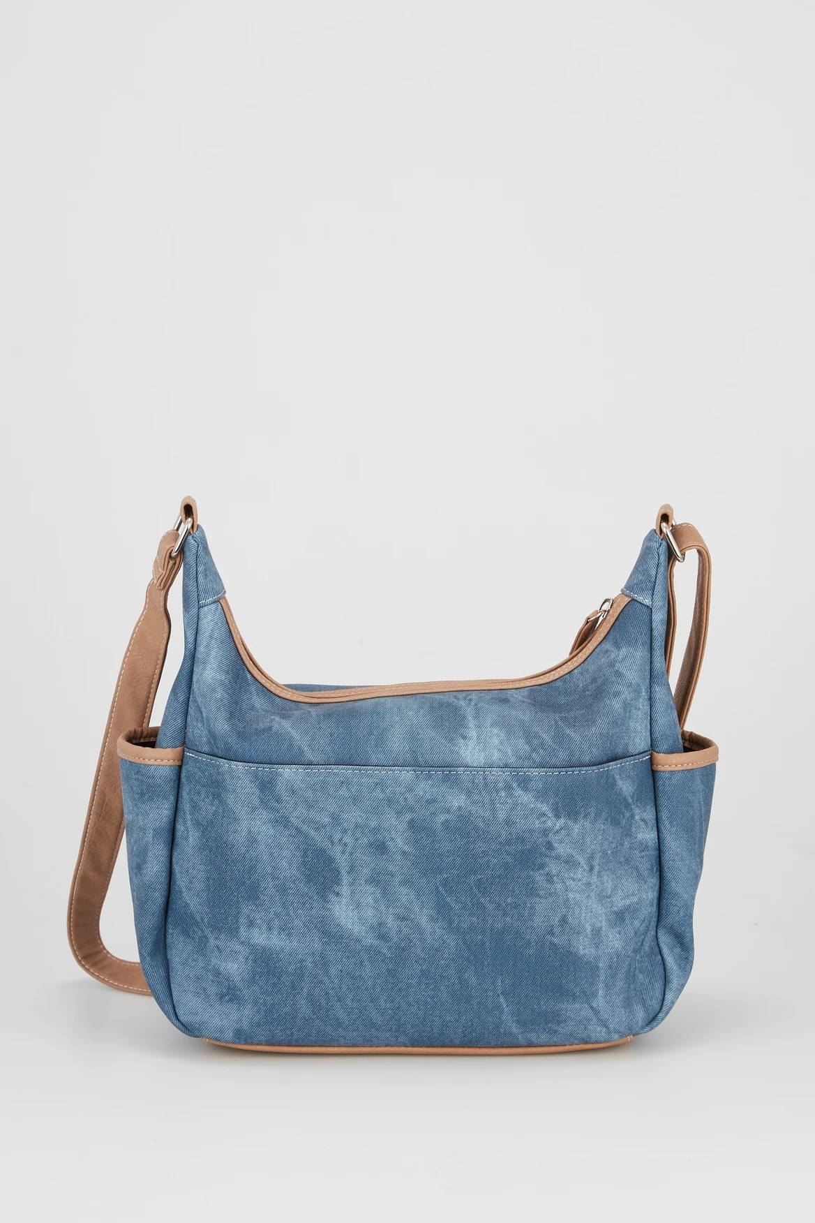 Denim Look Large Crossbody Bag 4 Denim Look Large Crossbody Bag - Image 2