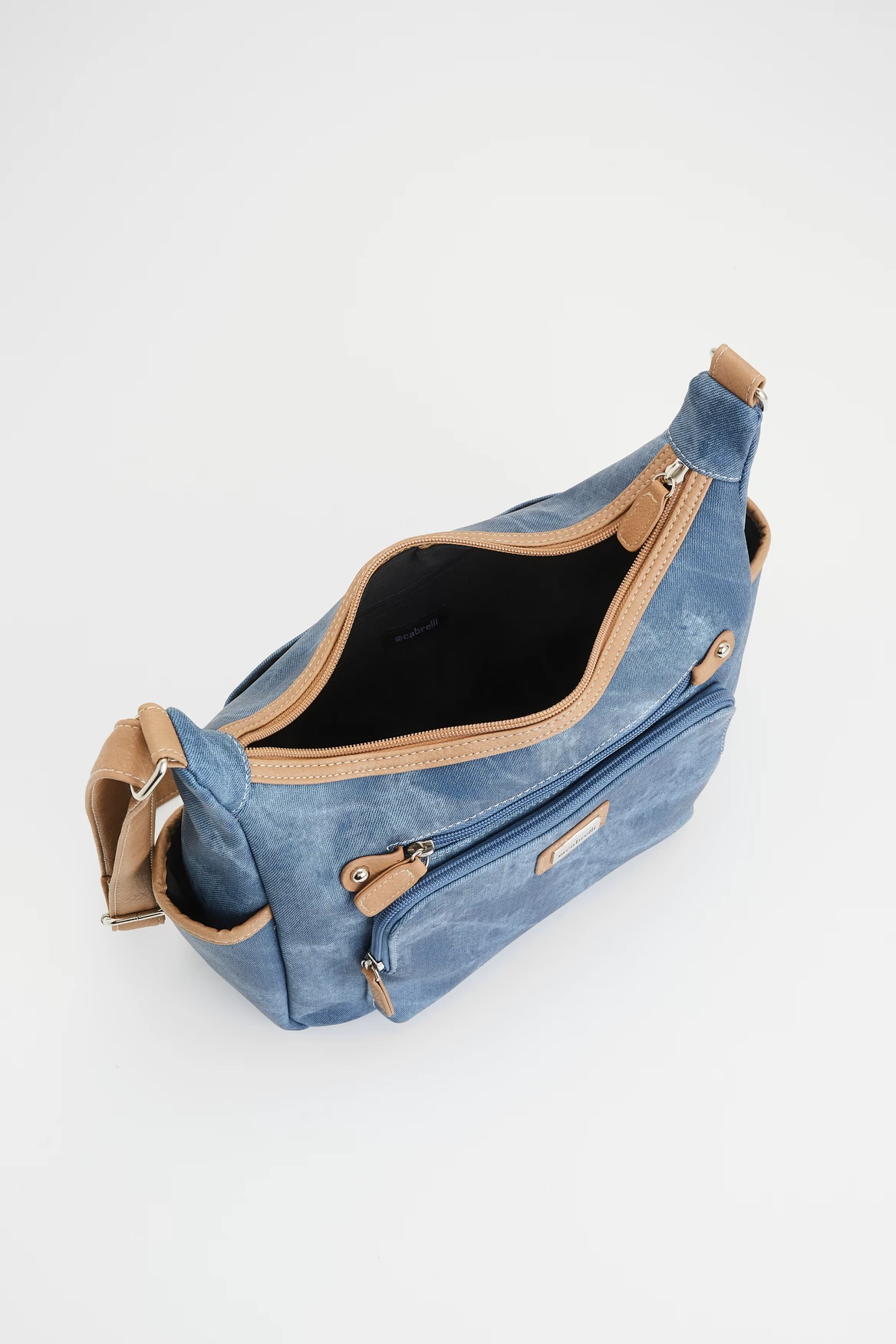 Denim Look Large Crossbody Bag 5 Denim Look Large Crossbody Bag - Image 3