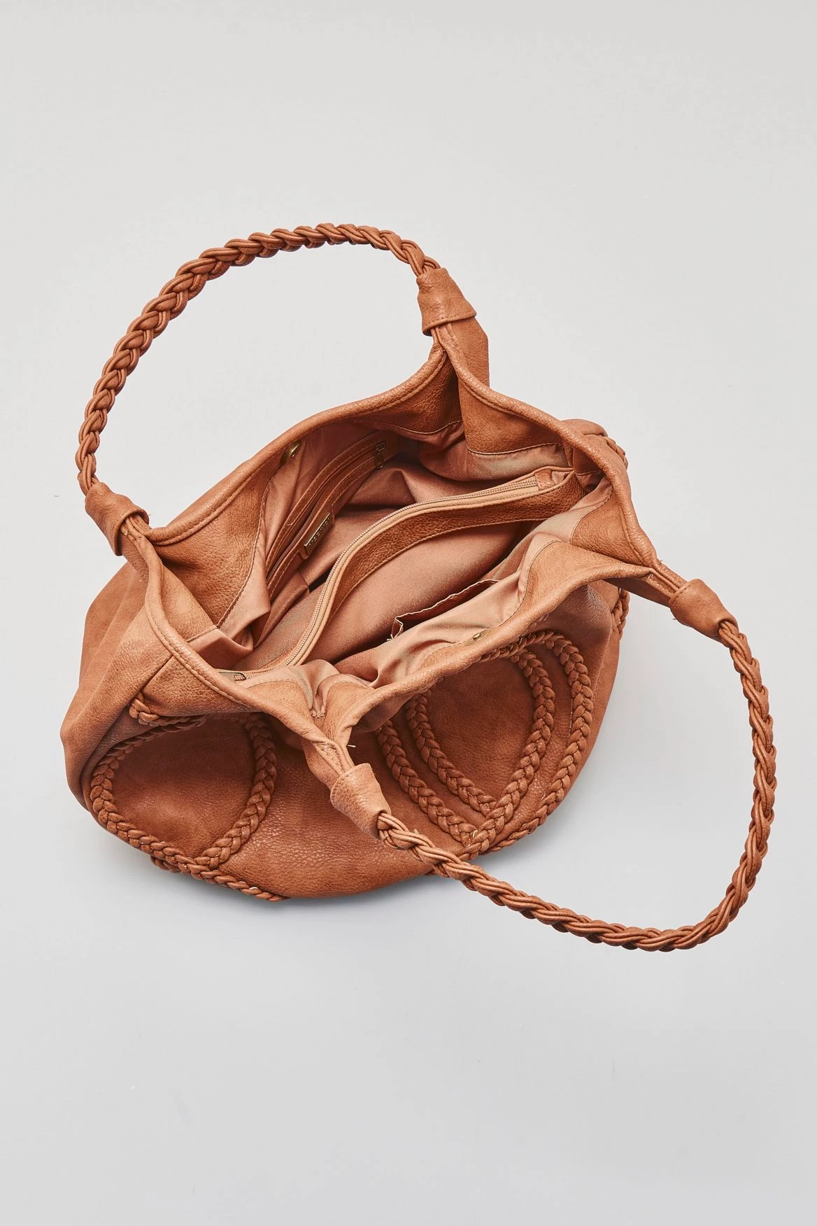 Braided Slouchy Boho Tote Bag 4 Braided Slouchy Boho Tote Bag - Image 2