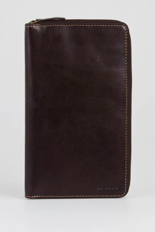 RFID Leather Zip Travel Wallet -Luggage Sales Shop 3185285 1