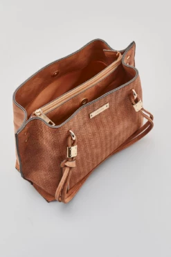 Weave Double Cord Strap Tote Bag 6 Weave Double Cord Strap Tote Bag -Luggage Sales Shop 3190313 3