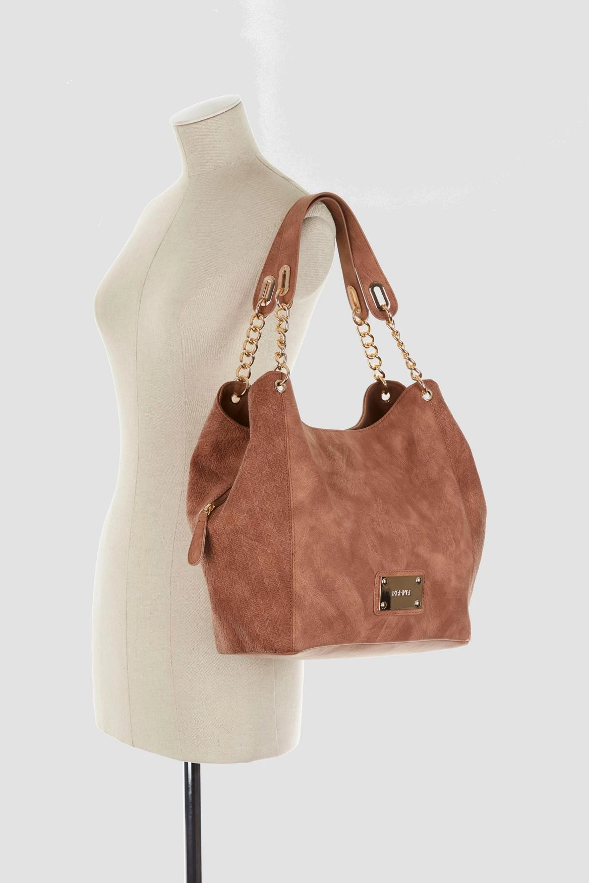 Weave Chain Handle Tote Bag 6 Weave Chain Handle Tote Bag - Image 4