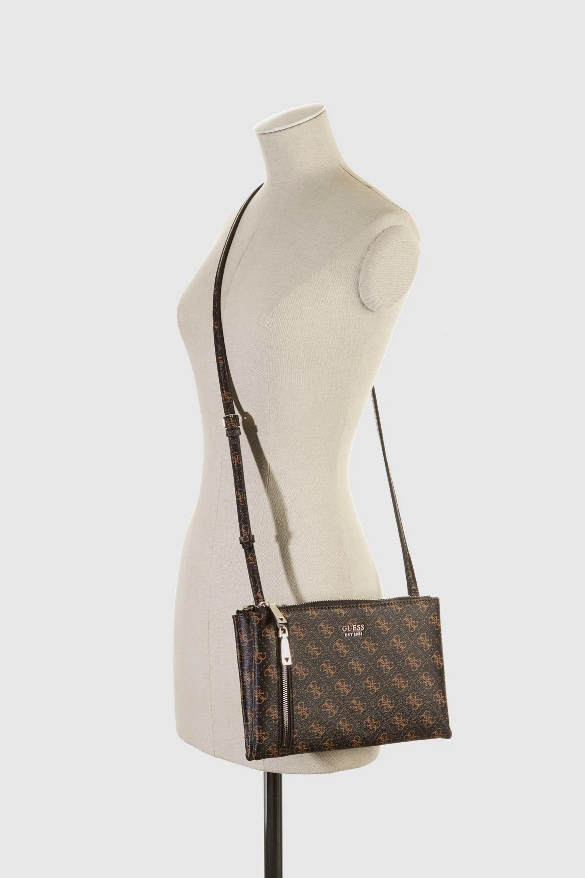 Guess Naya Double Zip Crossbody Bag 6 Guess Naya Double Zip Crossbody Bag - Image 4