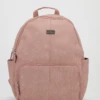 Linen Look Round Top Backpack -Luggage Sales Shop 3207525 1