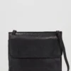 Maya Leather Double Flap Crossbody