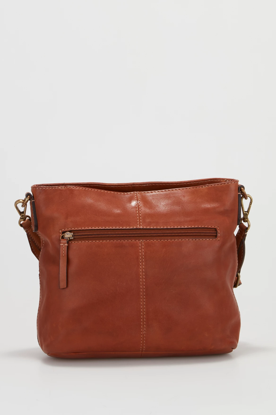 Check Leather Stitch Crossbody Bag 4 Check Leather Stitch Crossbody Bag - Image 2