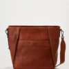 Maya Leather Large Crossbody Bag