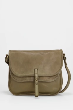 Ari Leather Double Crossbody Bag