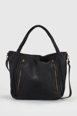 Plait Handle Tote Bag