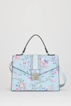 Floral Top Handle Bag