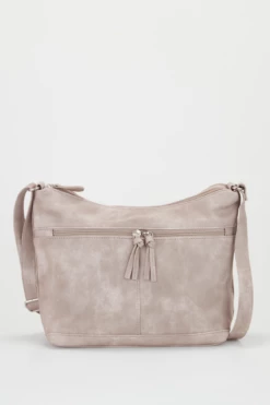 Twin Zip Large Crossbody Bag