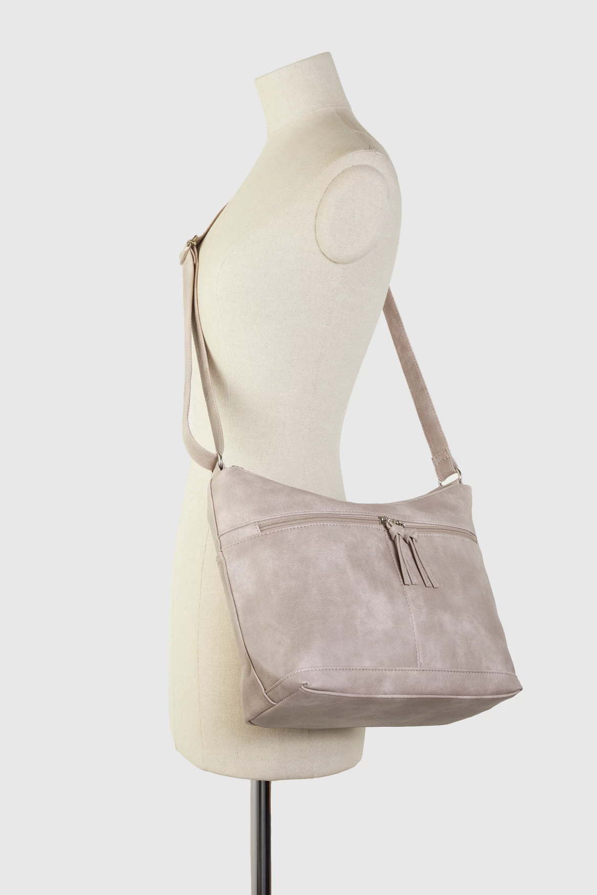 Twin Zip Large Crossbody Bag 6 Twin Zip Large Crossbody Bag - Image 4